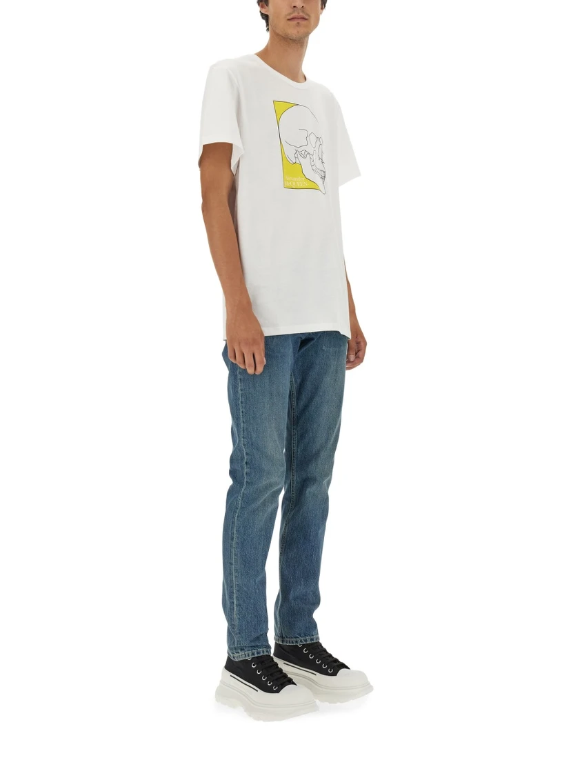 SKULL PRINT T-SHIRT