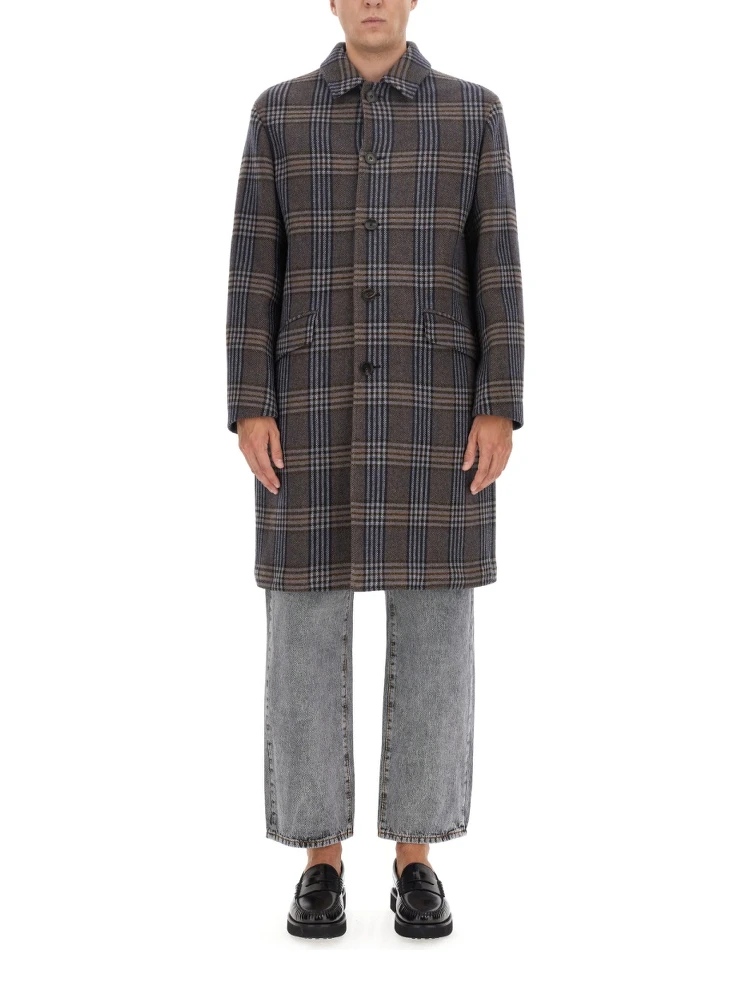PLAID COAT