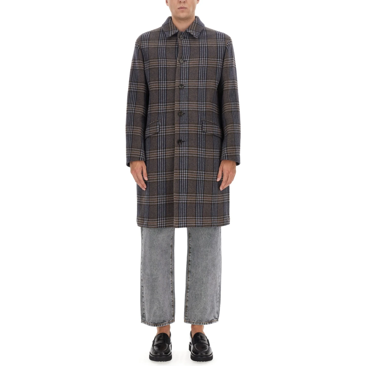 PLAID COAT