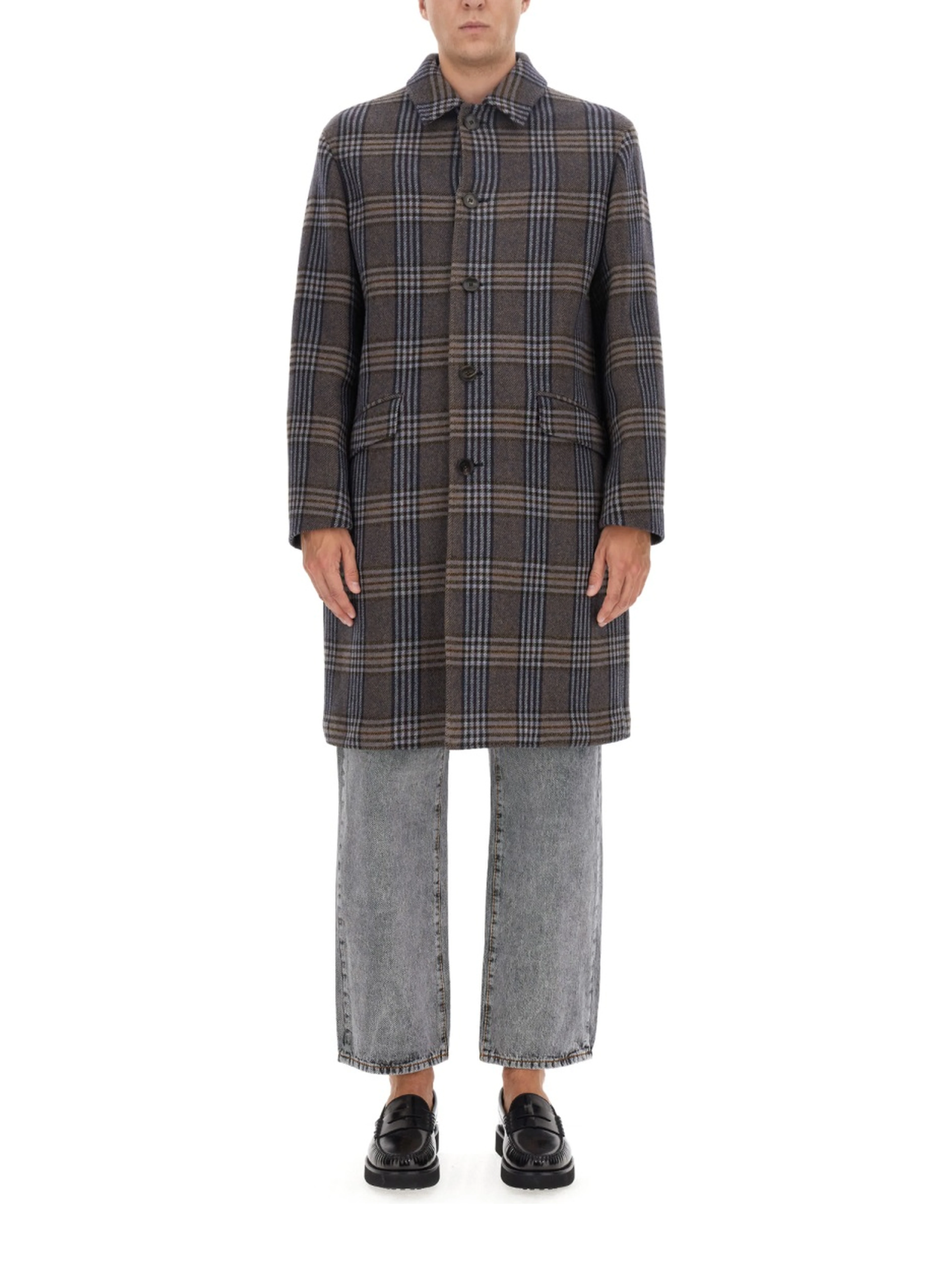 PLAID COAT