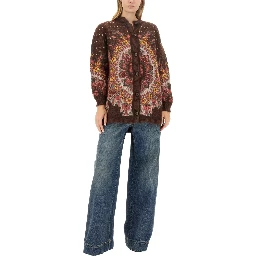JEANS WITH EMBROIDERED PEGASUS
