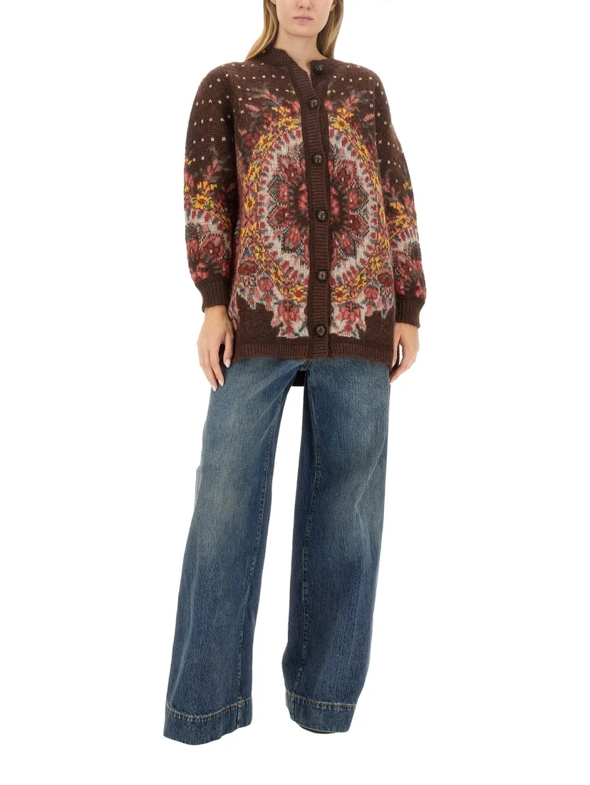 JEANS WITH EMBROIDERED PEGASUS