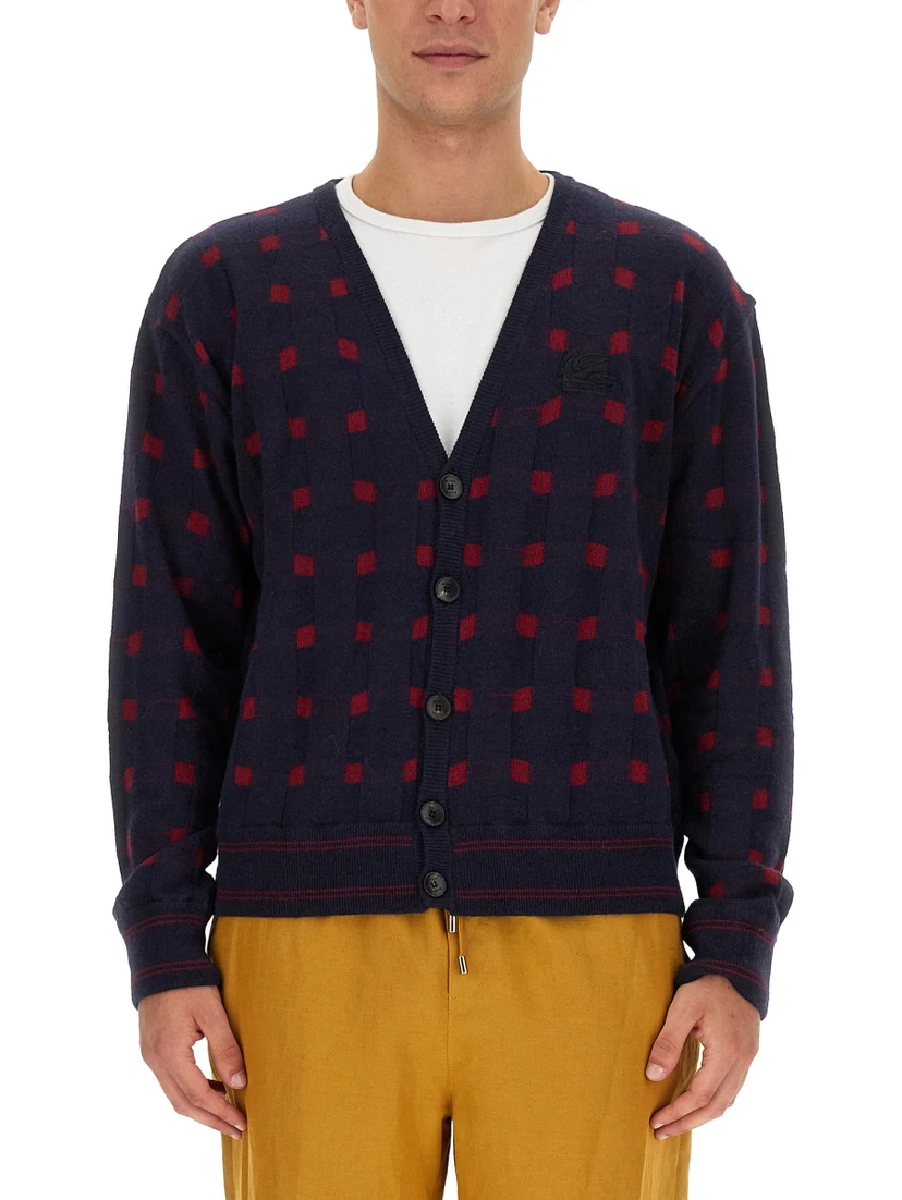 V-NECK CARDIGAN