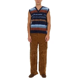 VEST WITH STRIPE PATTERN