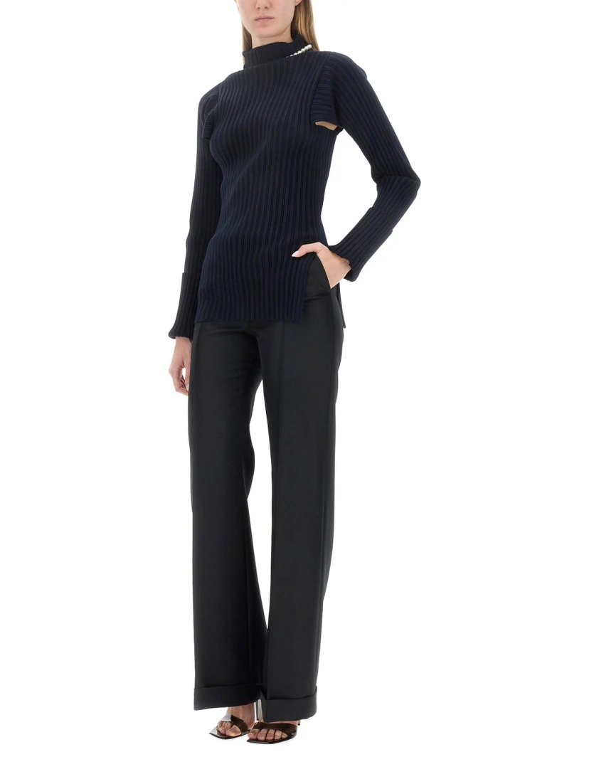 RIBBED STRETCH KNIT