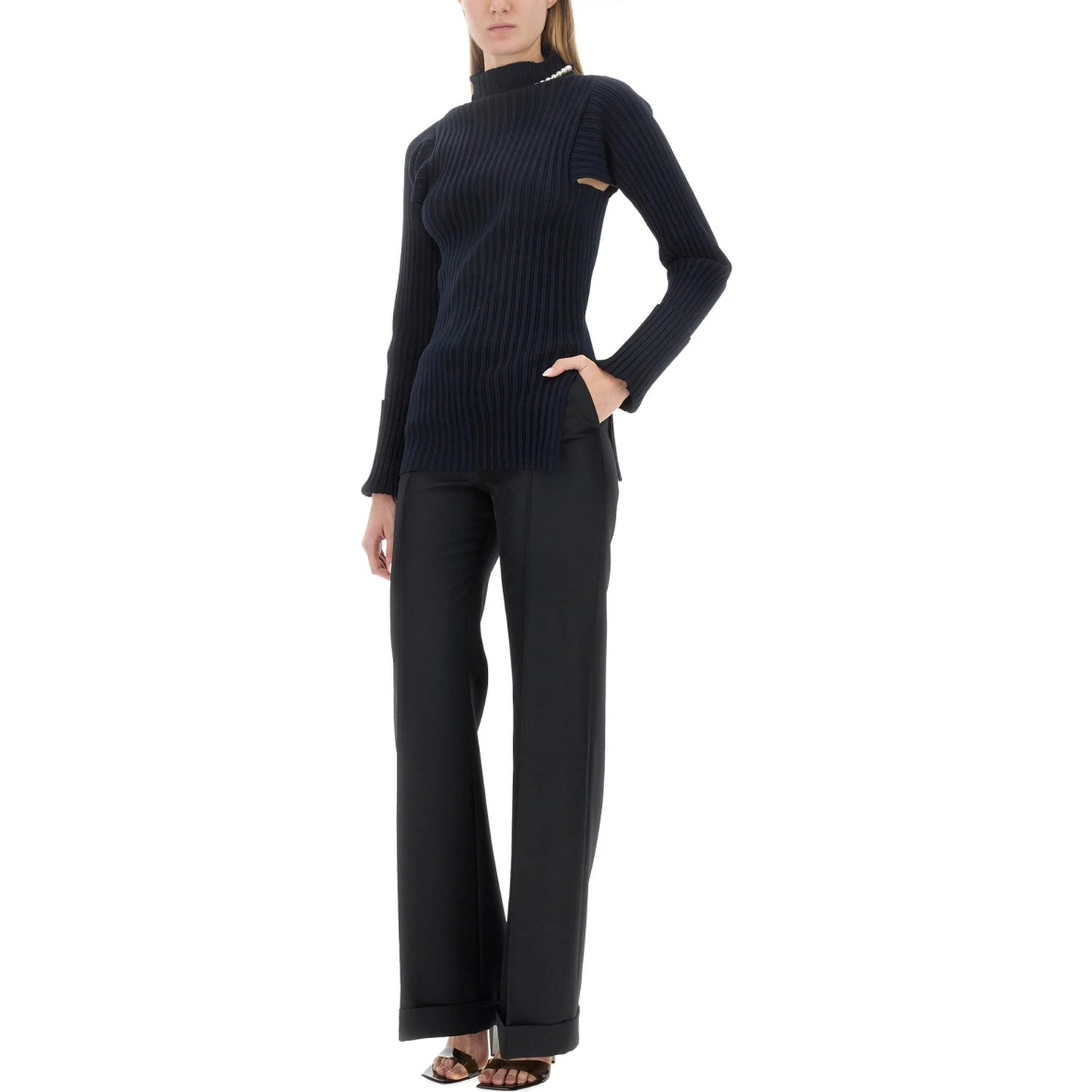 RIBBED STRETCH KNIT