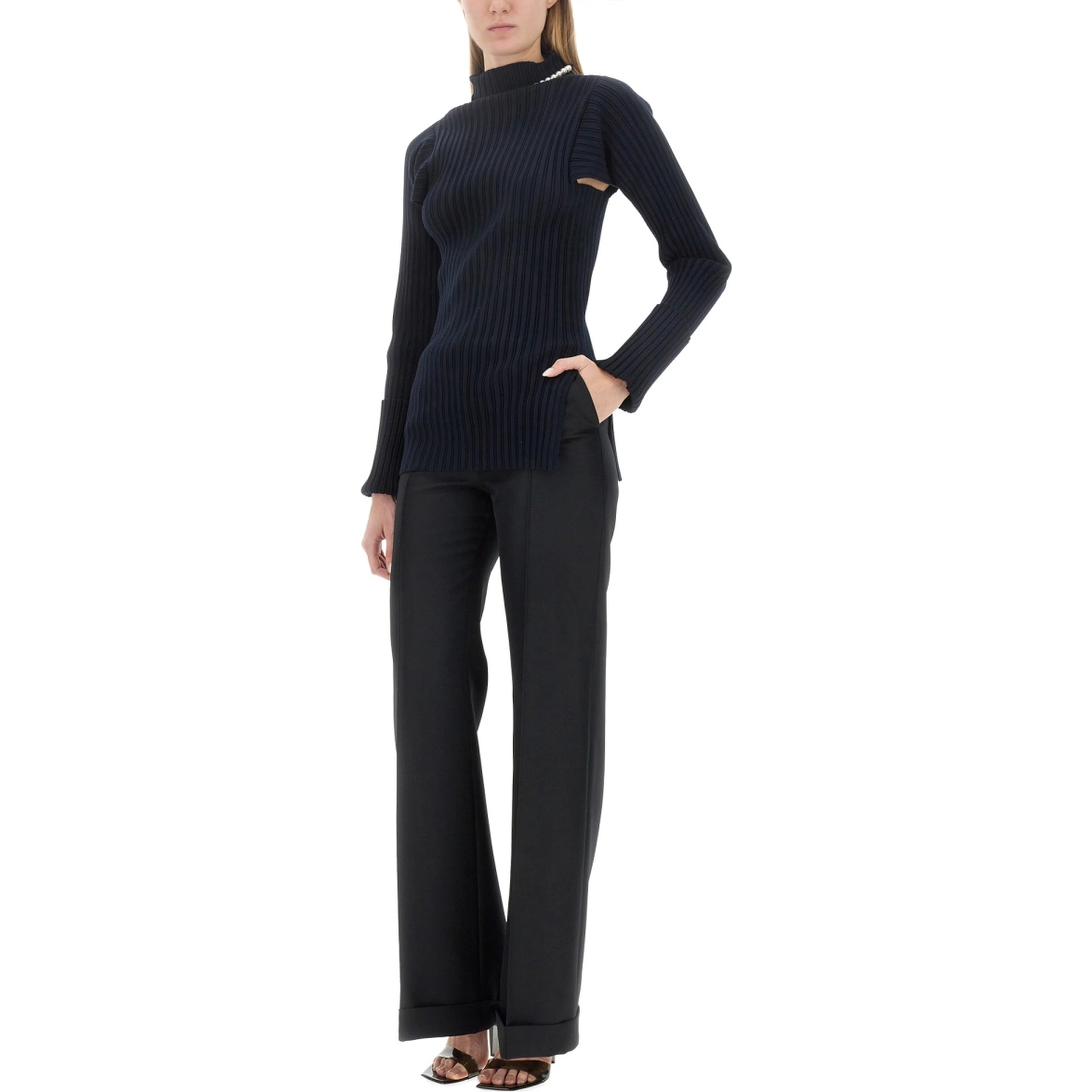 RIBBED STRETCH KNIT