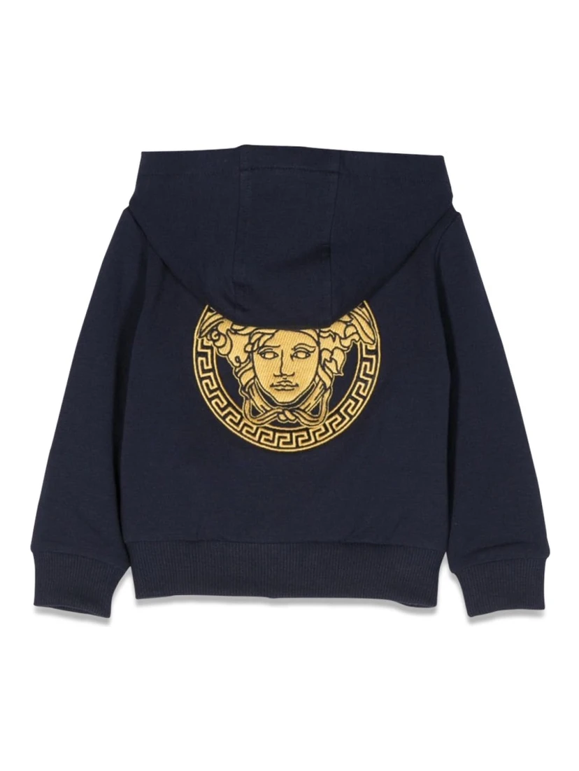 medusa zipper hoodie