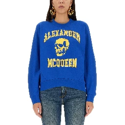 VARSIITY SKULL SWEATSHIRT