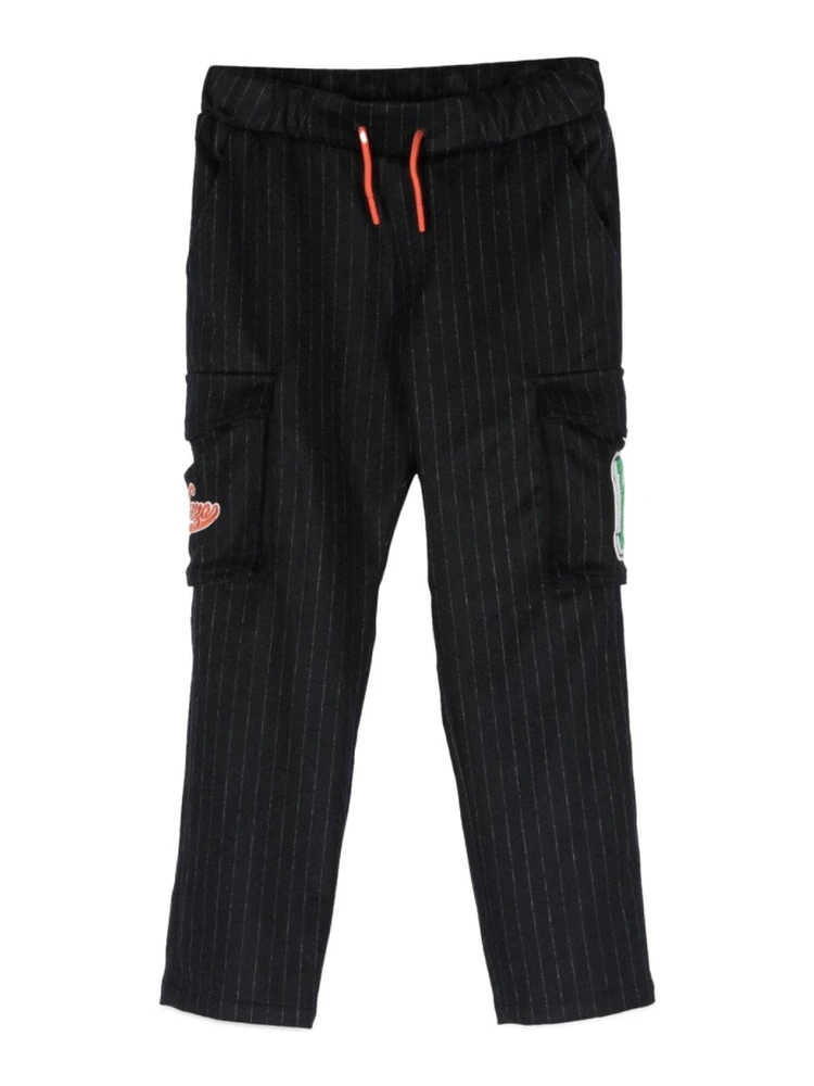 pants with pockets and patches