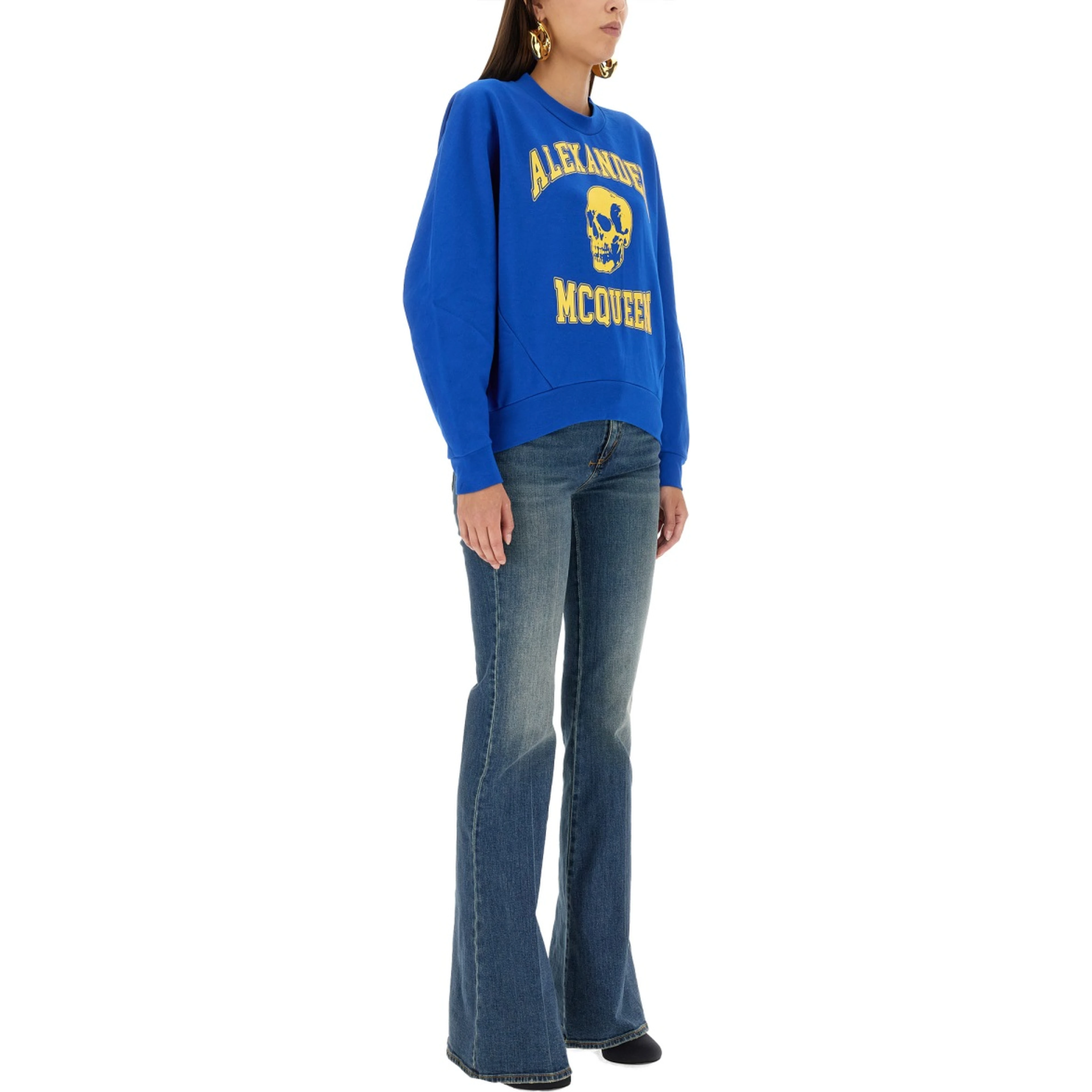 VARSIITY SKULL SWEATSHIRT