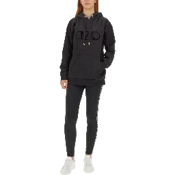 FLOCKED LOGO SWEATSHIRT
