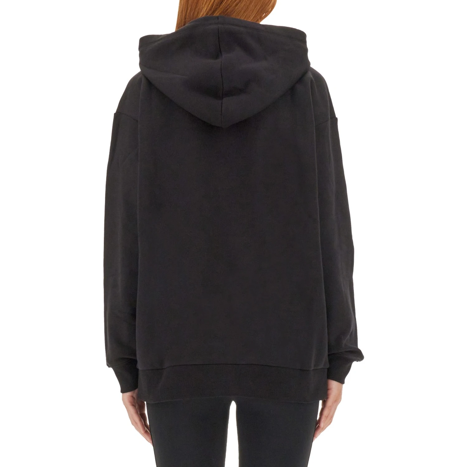 FLOCKED LOGO SWEATSHIRT