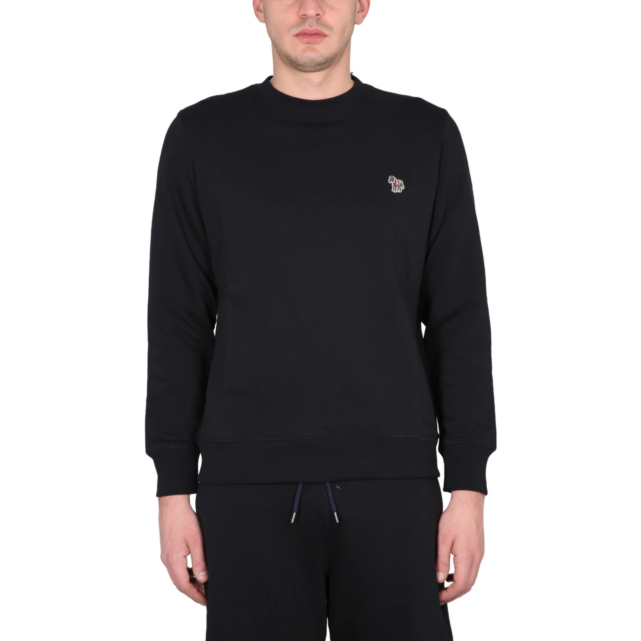 SWEATSHIRT WITH ZEBRA EMBROIDERY
