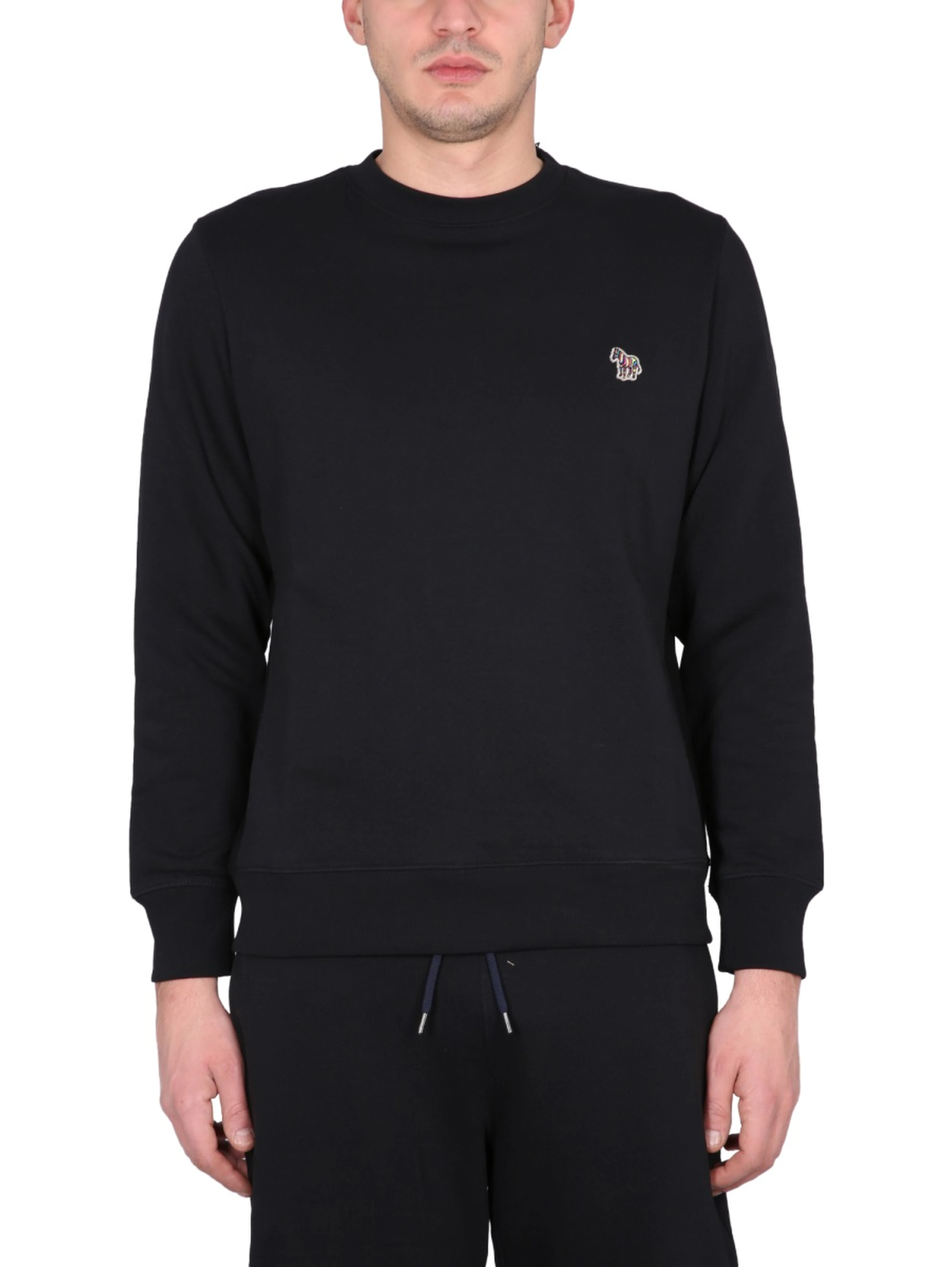SWEATSHIRT WITH ZEBRA EMBROIDERY