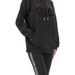 FLOCKED LOGO SWEATSHIRT