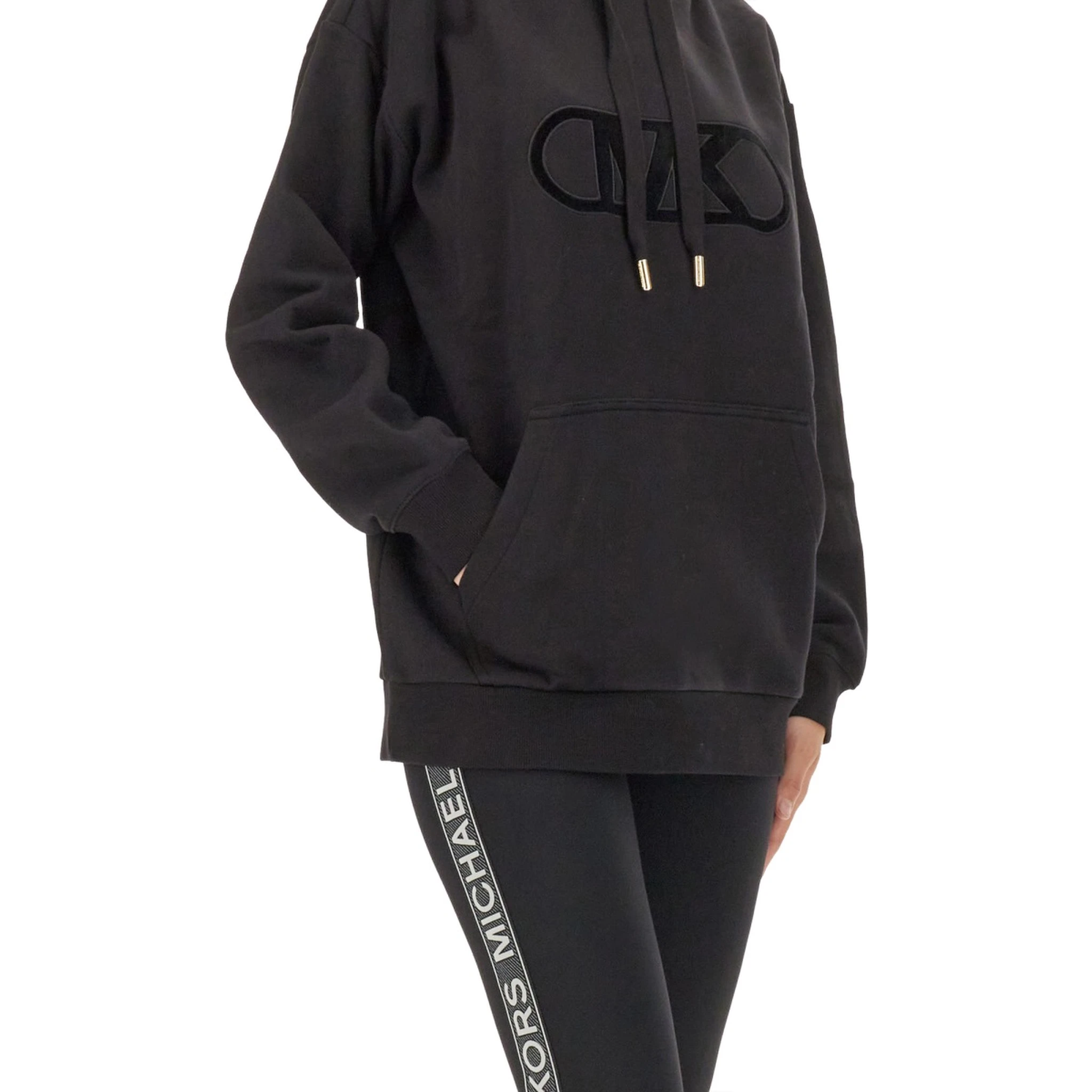 FLOCKED LOGO SWEATSHIRT