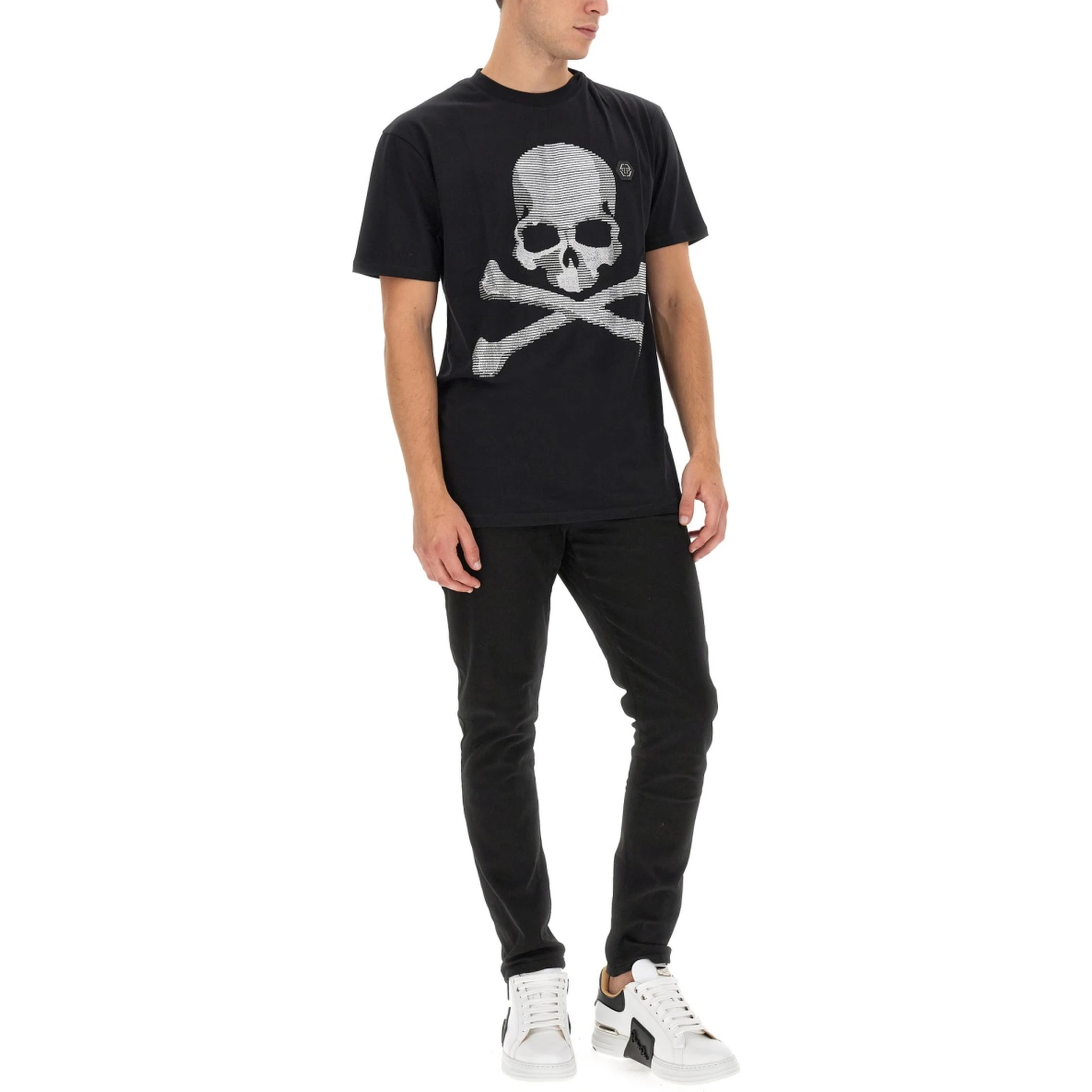 T-SHIRT WITH RHINESTONES