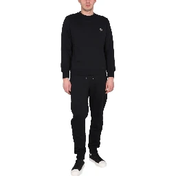 SWEATSHIRT WITH ZEBRA EMBROIDERY