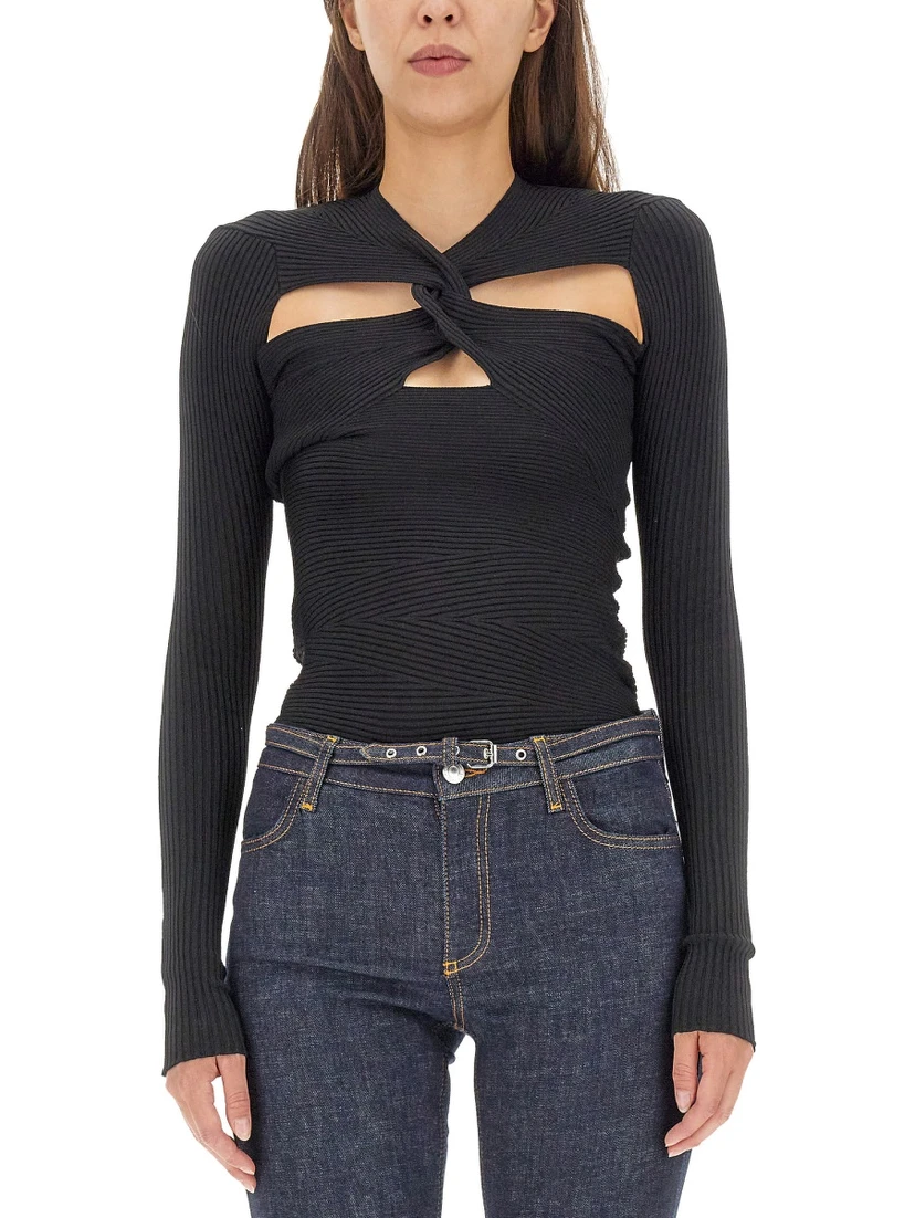 MESH WITH CUT-OUT DETAILS