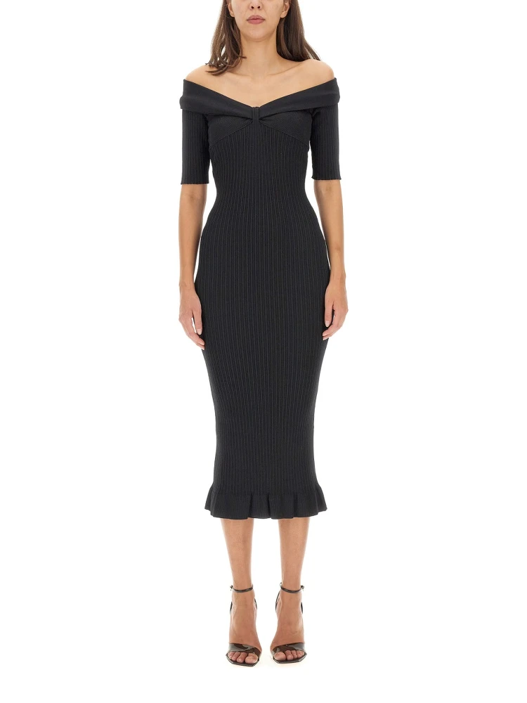 OFF-THE-SHOULDER DRESS