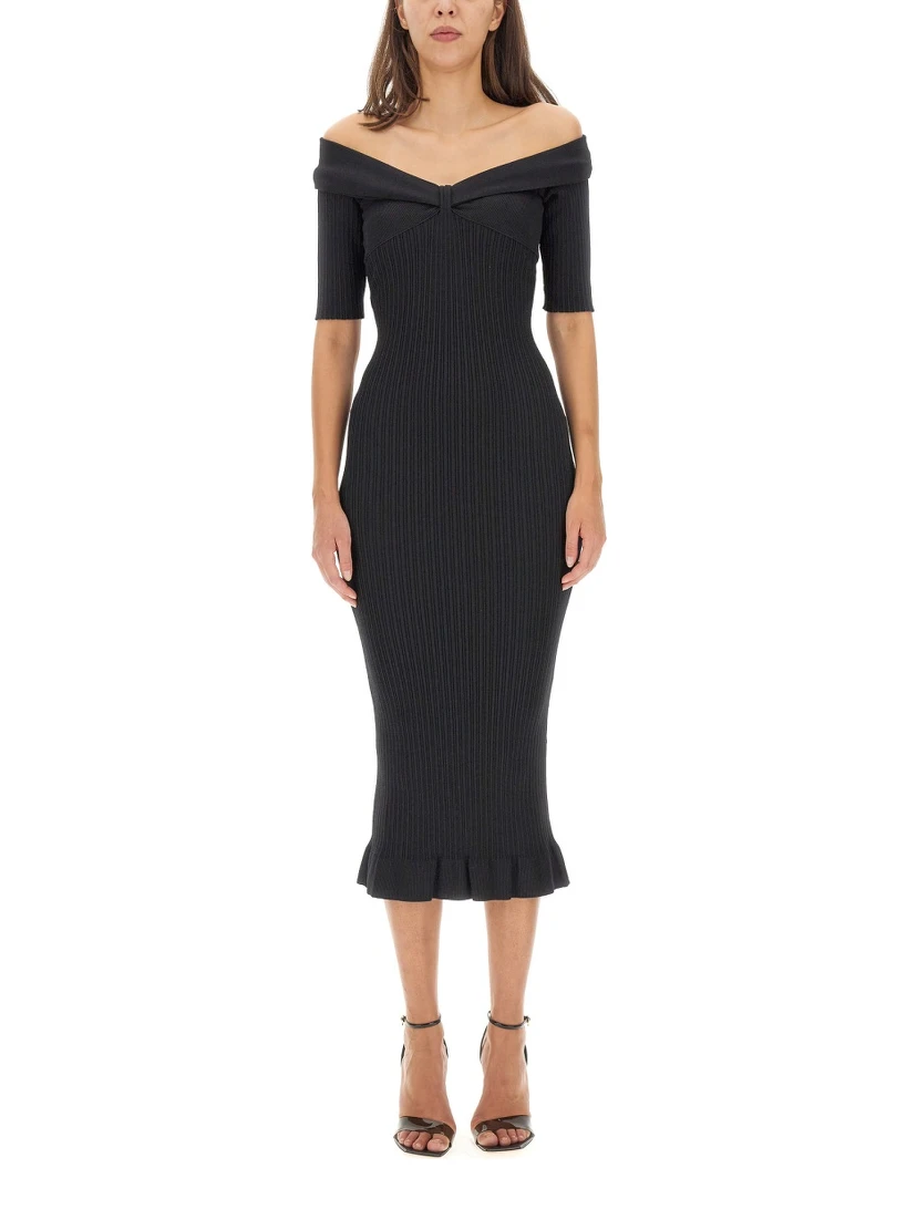 OFF-THE-SHOULDER DRESS