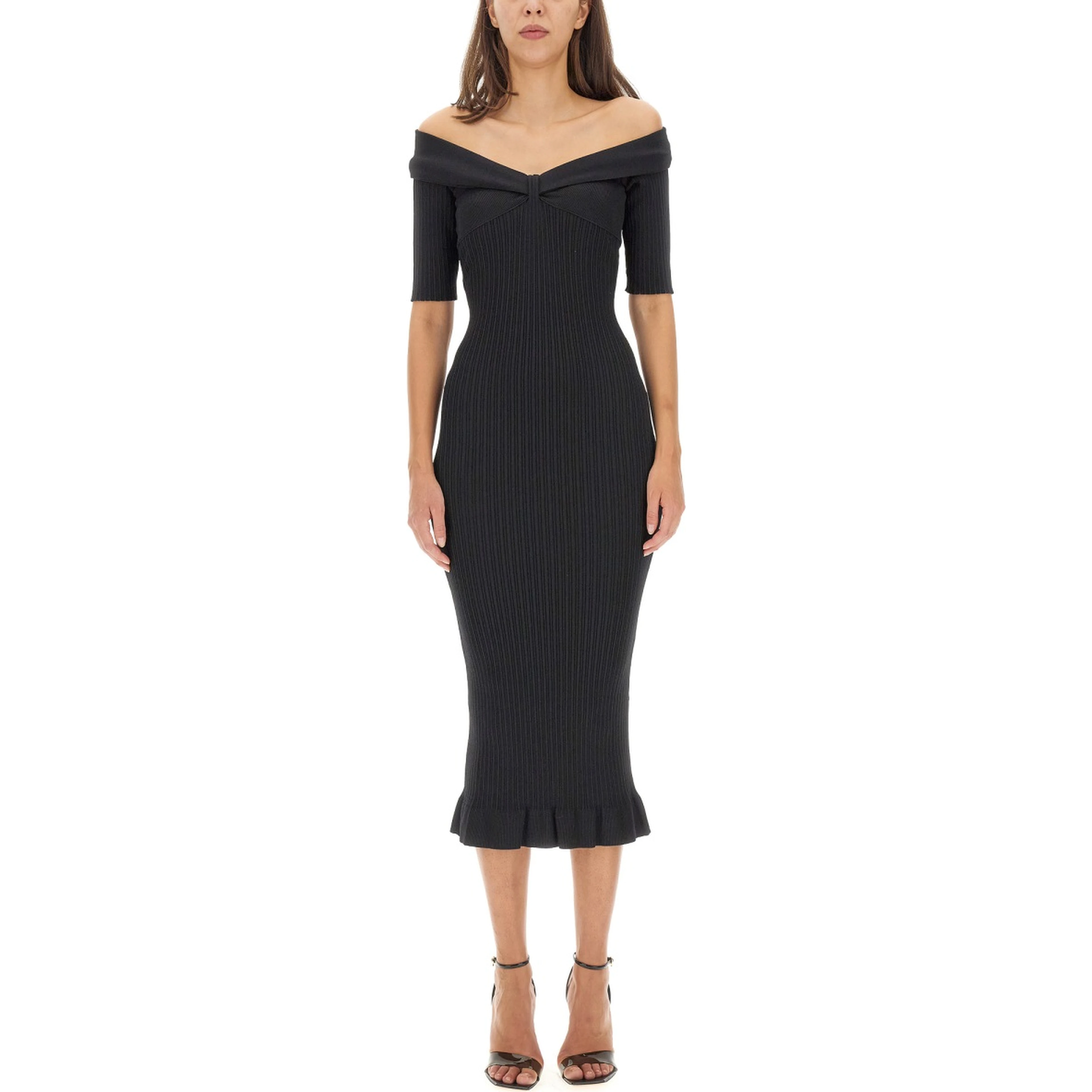 OFF-THE-SHOULDER DRESS