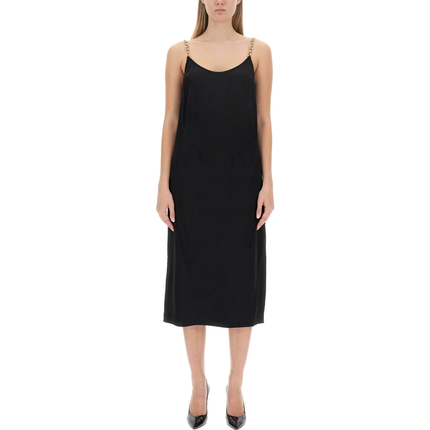 DRESS WITH LOGO STRAPS