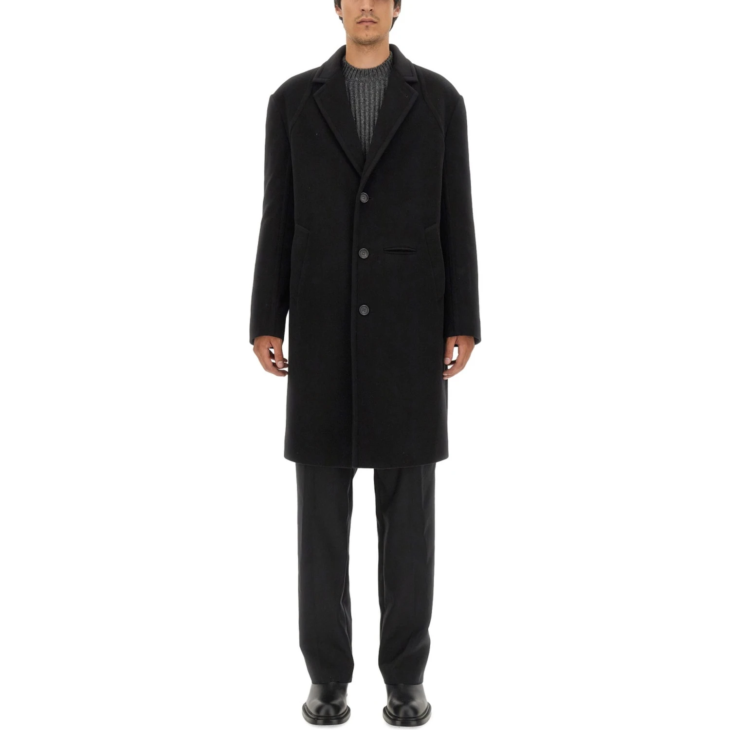 SINGLE-BREASTED COAT
