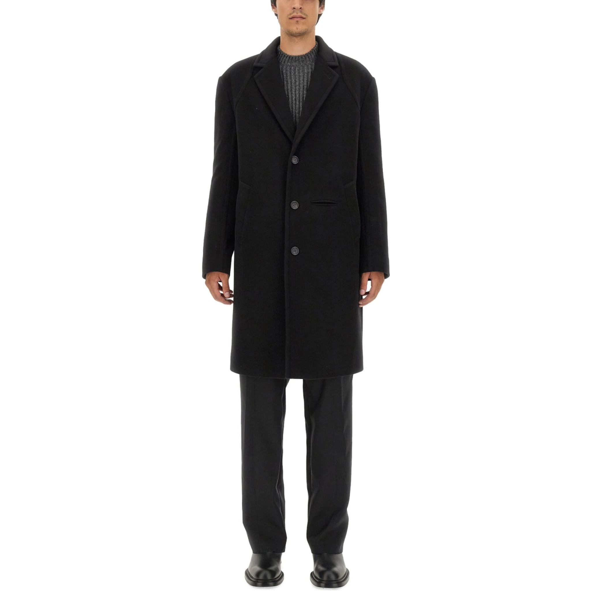 SINGLE-BREASTED COAT