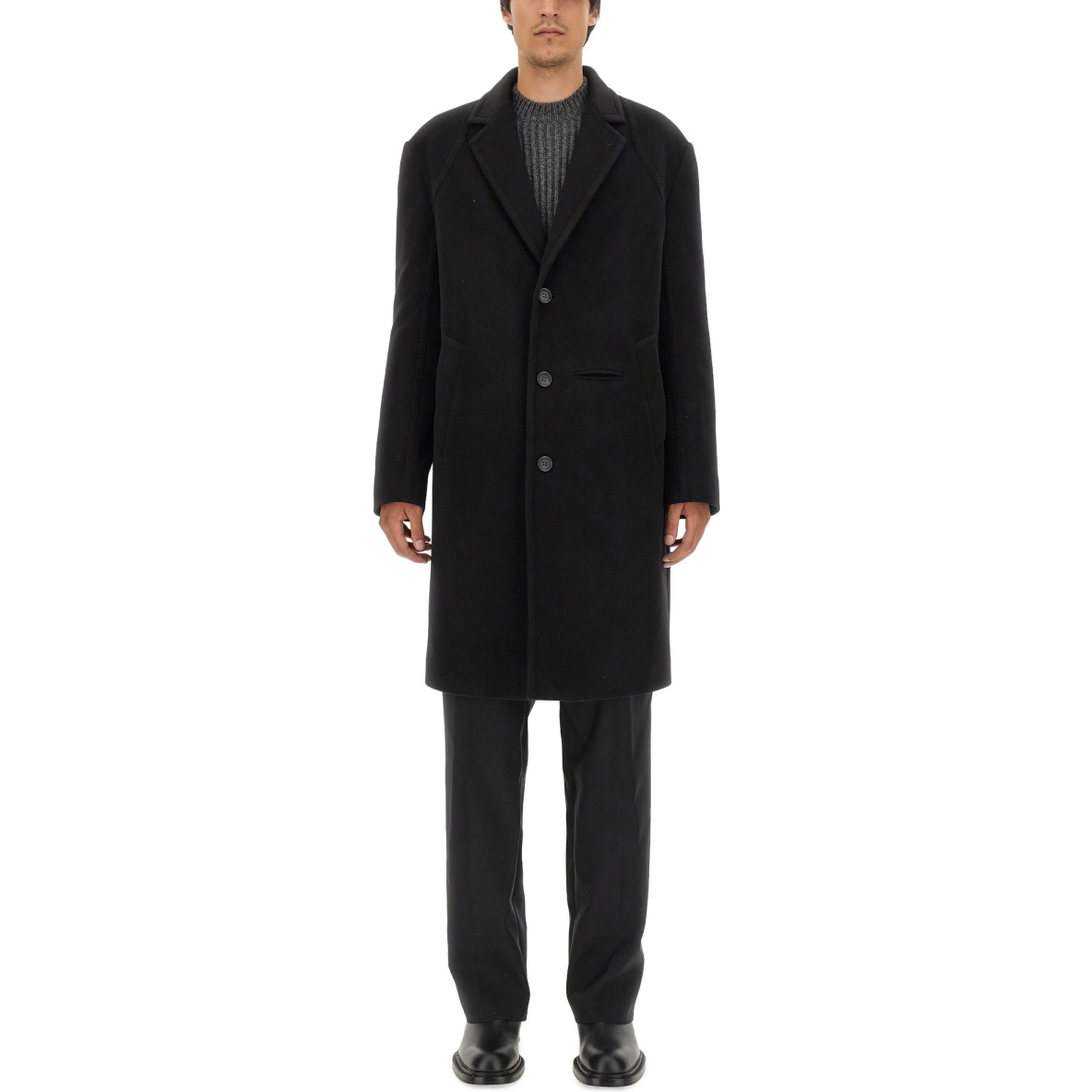 SINGLE-BREASTED COAT