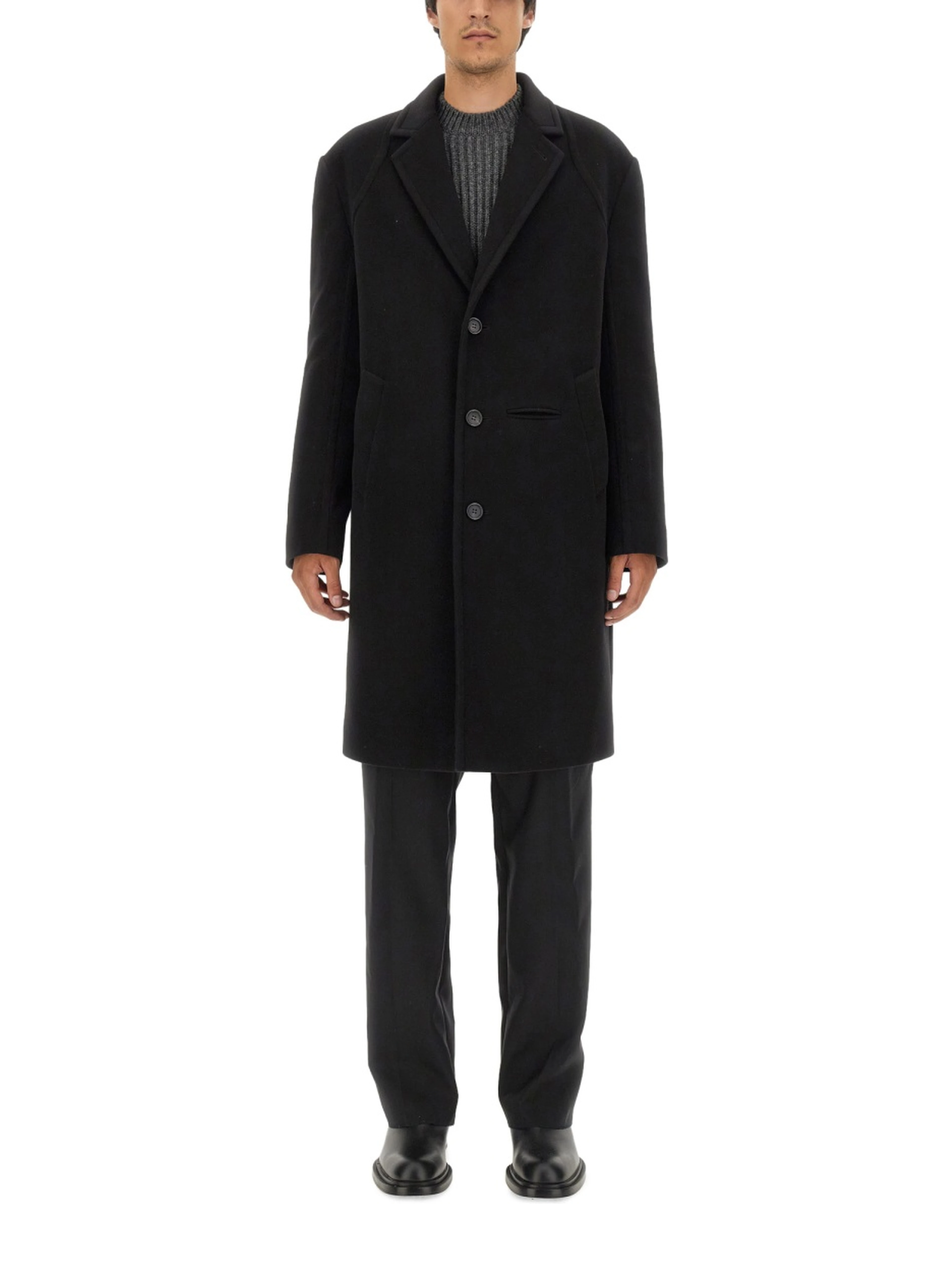 SINGLE-BREASTED COAT