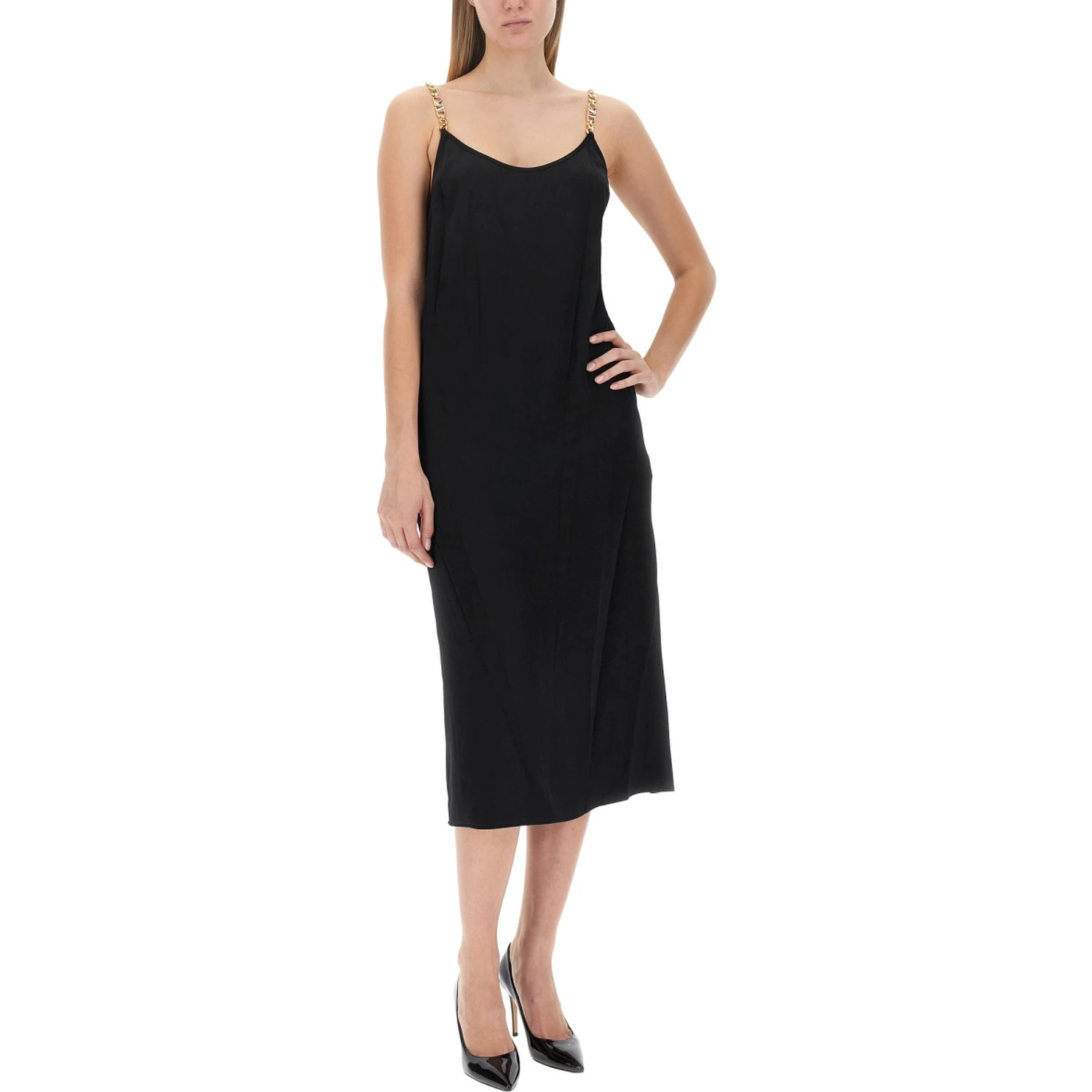 DRESS WITH LOGO STRAPS