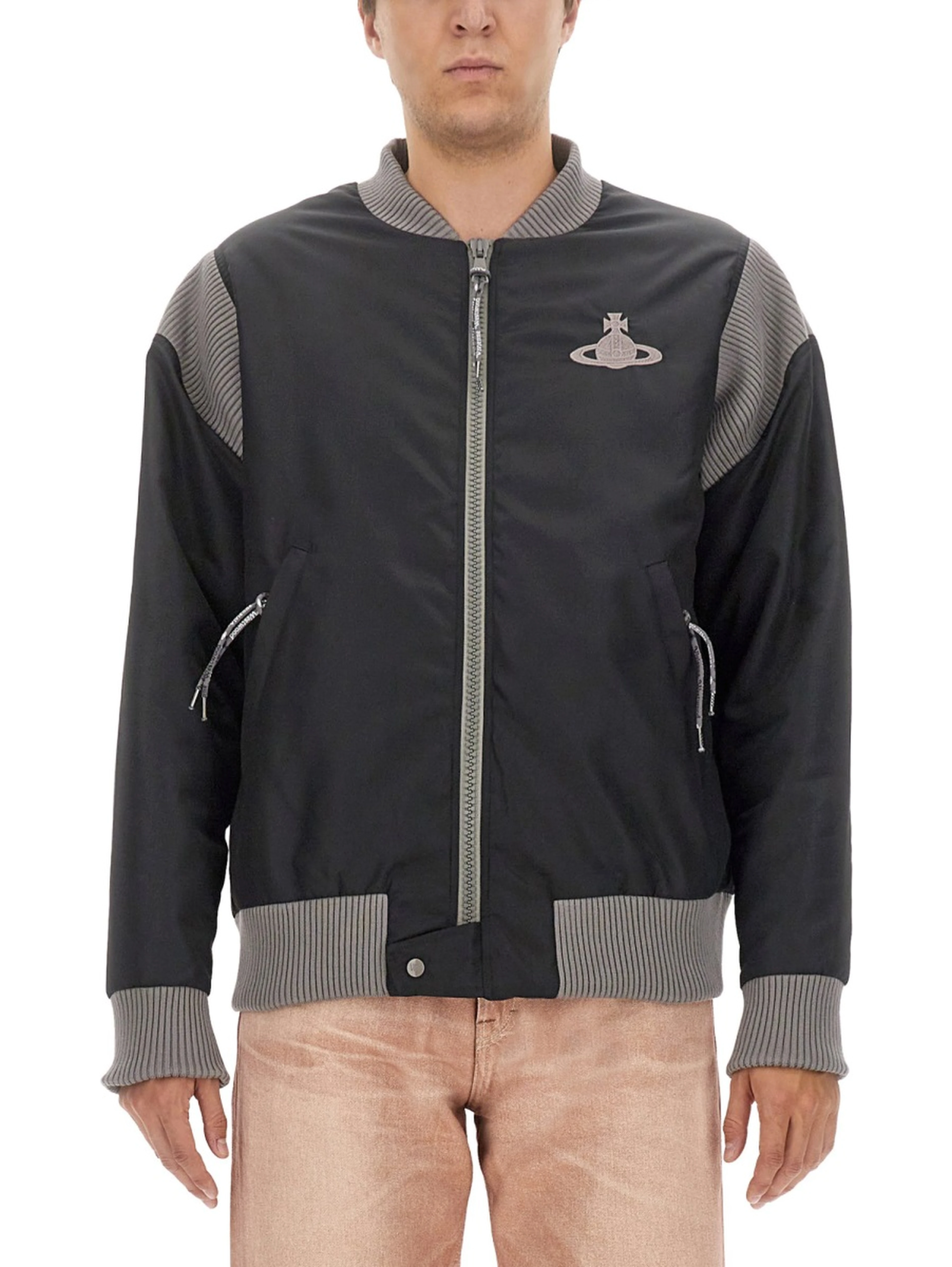 BOMBER JACKET WITH LOGO
