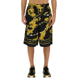 "CHAIN COUTURE" BERMUDA SHORTS