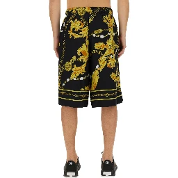 "CHAIN COUTURE" BERMUDA SHORTS