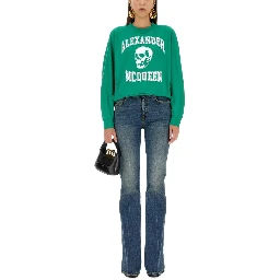 VARSIITY SKULL SWEATSHIRT