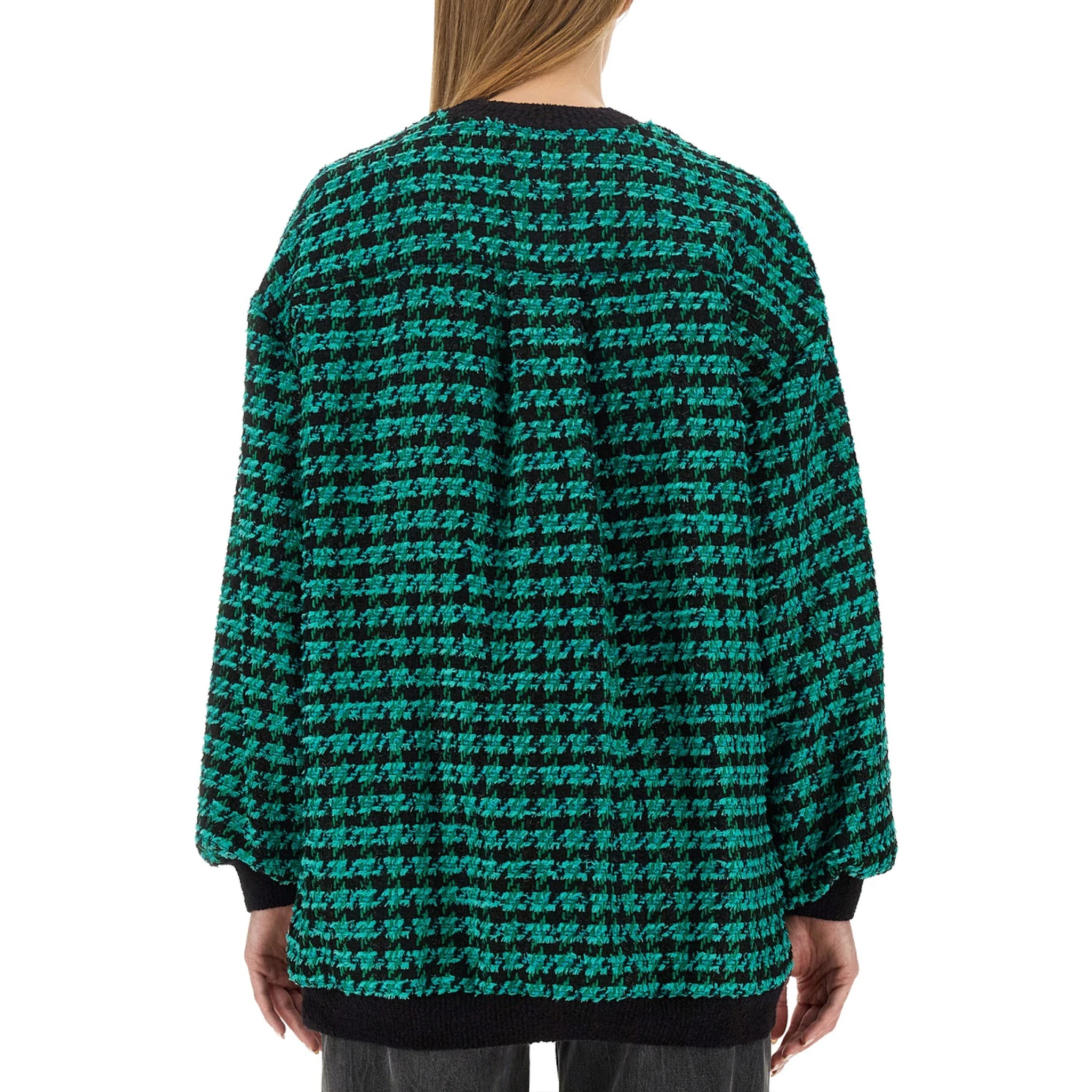 HOUNDSTOOTH TWEED JACKET