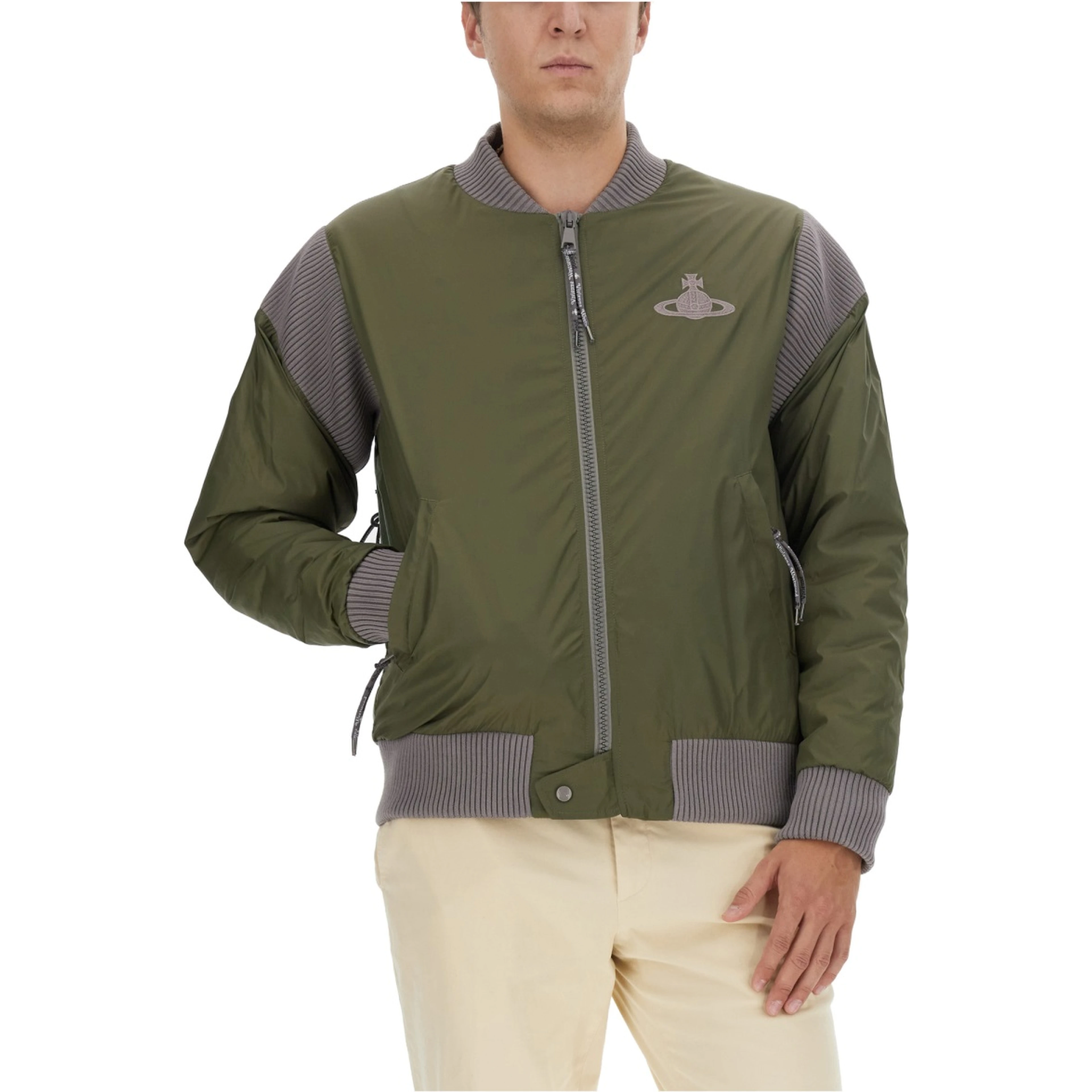 BOMBER JACKET WITH LOGO