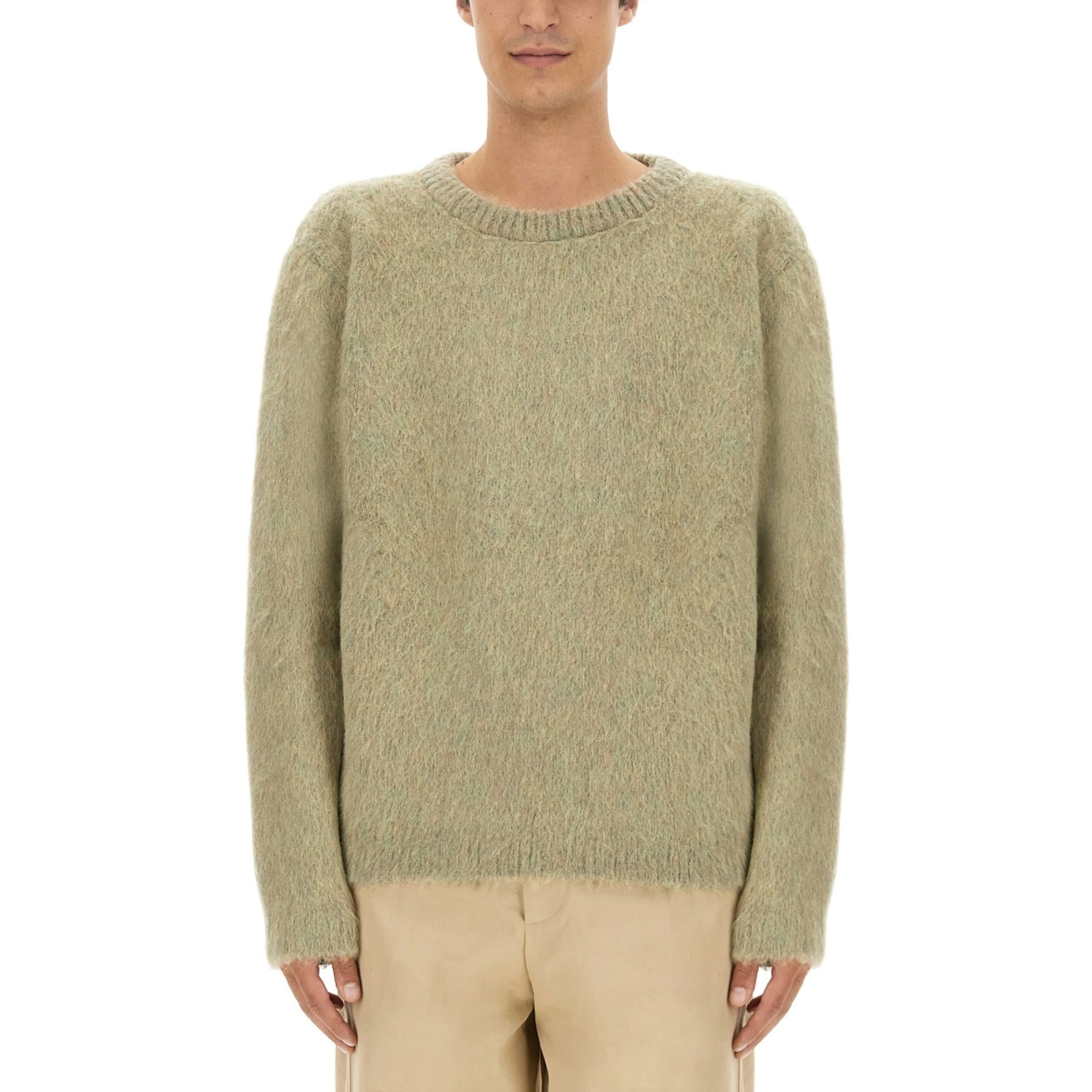 BRUSHED WOOL SWEATER