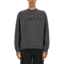 SWEATSHIRT WITH CROCODILE LOGO
