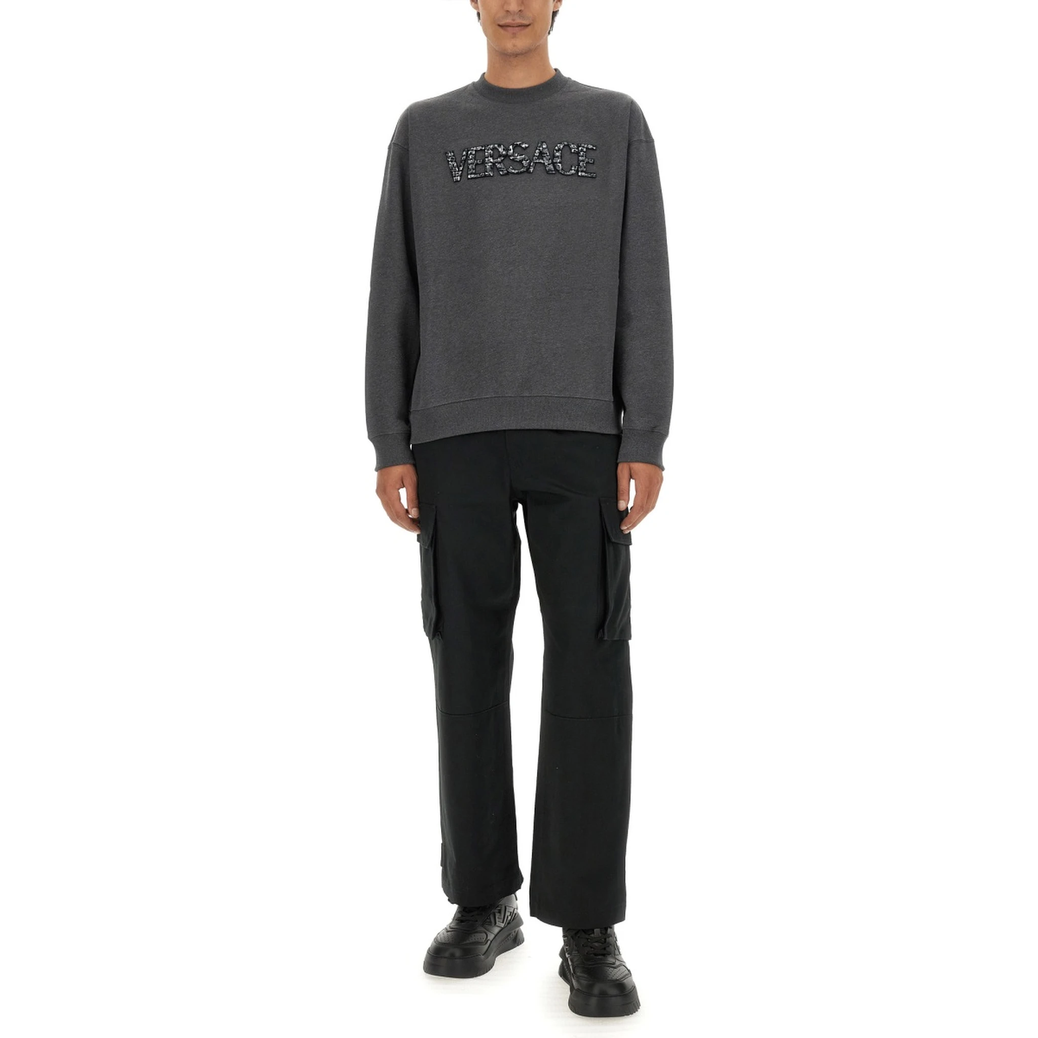 SWEATSHIRT WITH CROCODILE LOGO