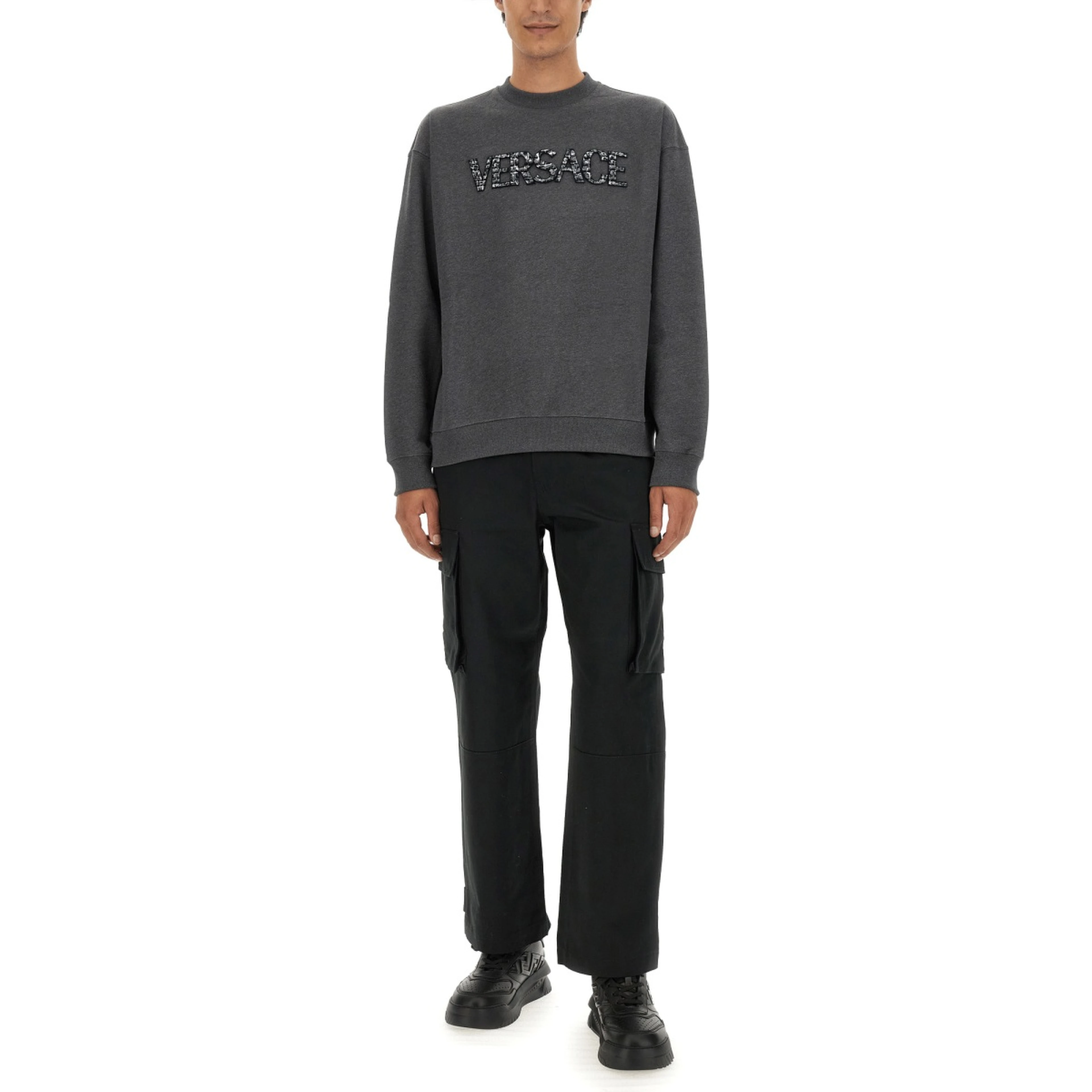 SWEATSHIRT WITH CROCODILE LOGO