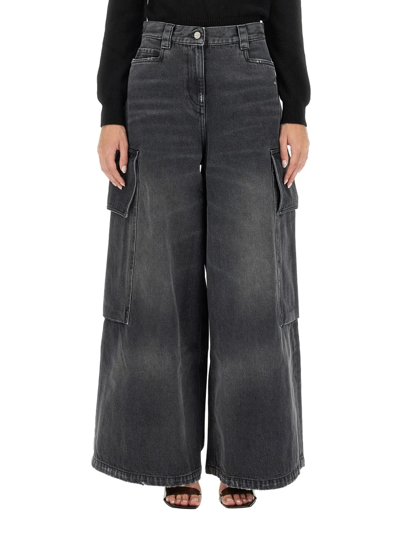 WIDE PARACHUTE JEANS