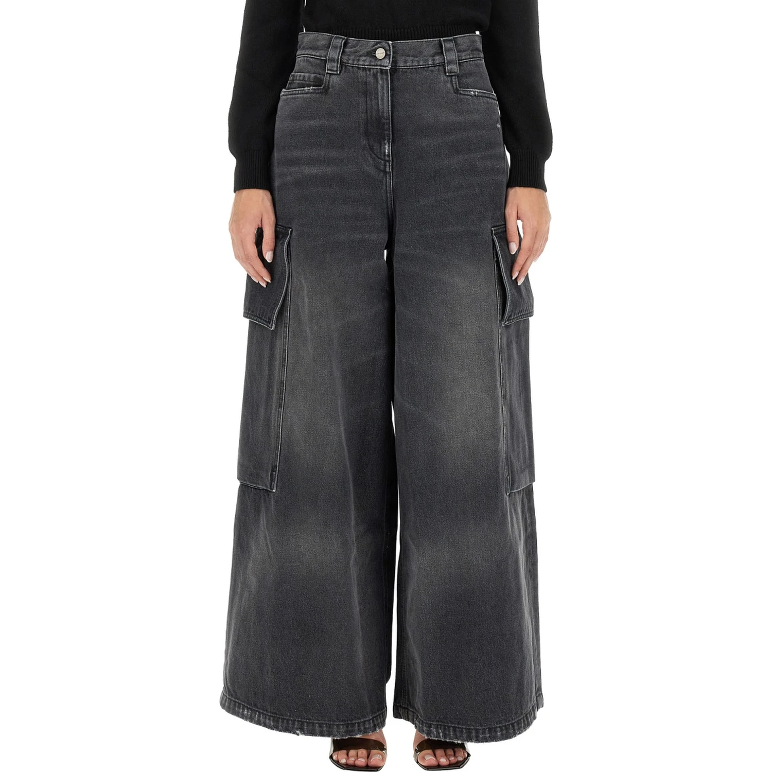 WIDE PARACHUTE JEANS
