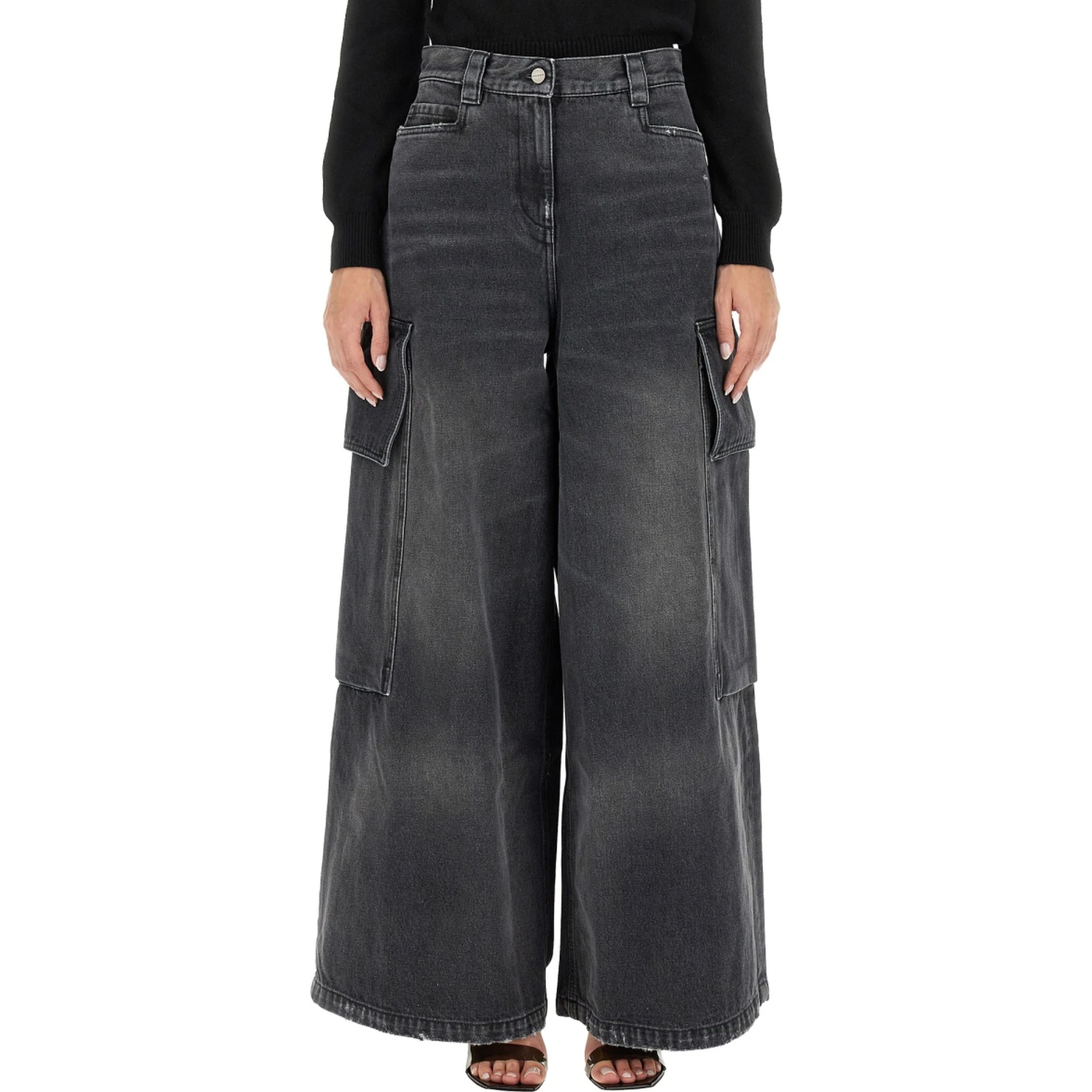 WIDE PARACHUTE JEANS