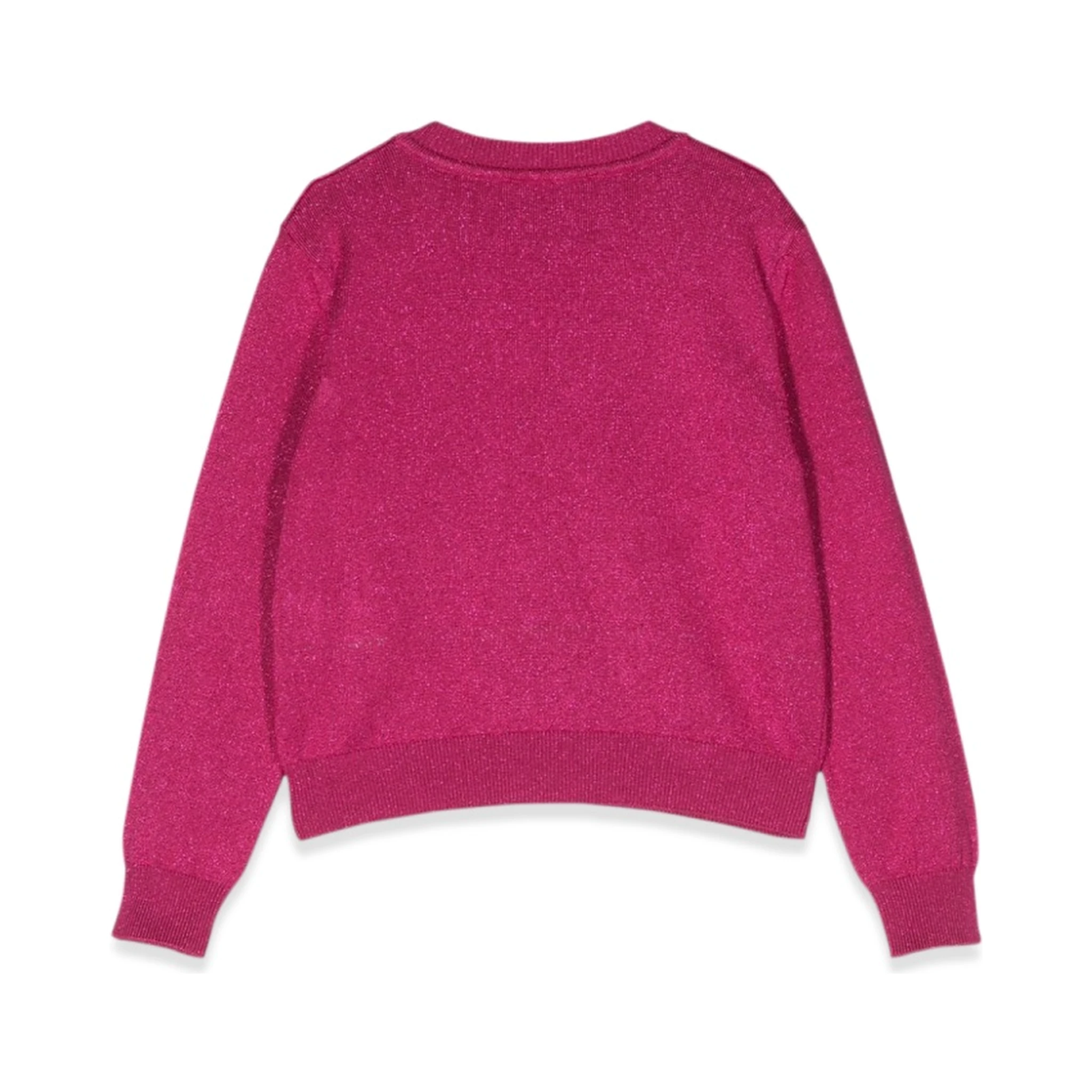 crew neck pullover with embroidered logo