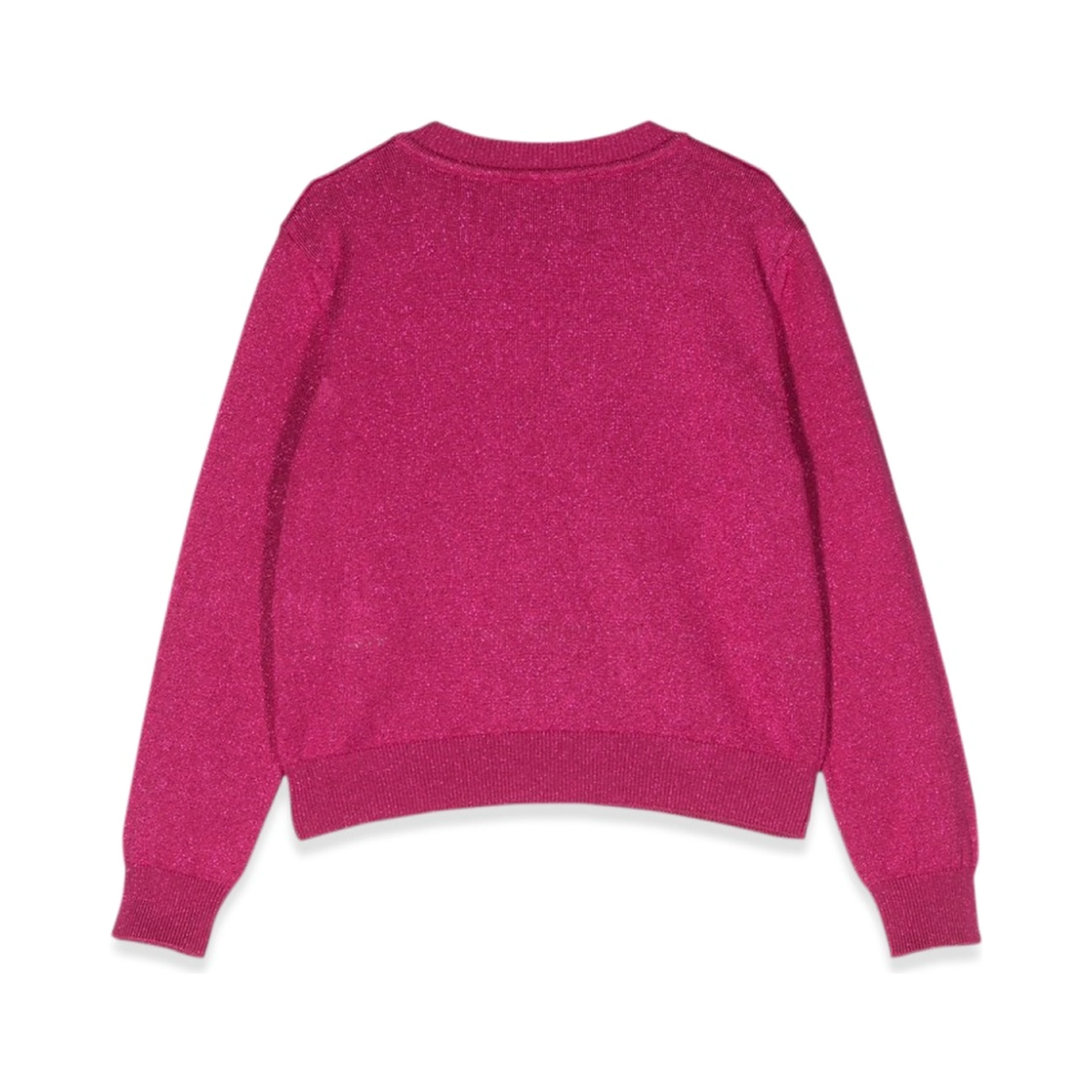 crew neck pullover with embroidered logo