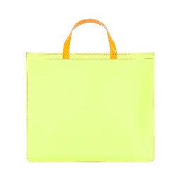 SUPER FLUO LEATHER TOTE BAG