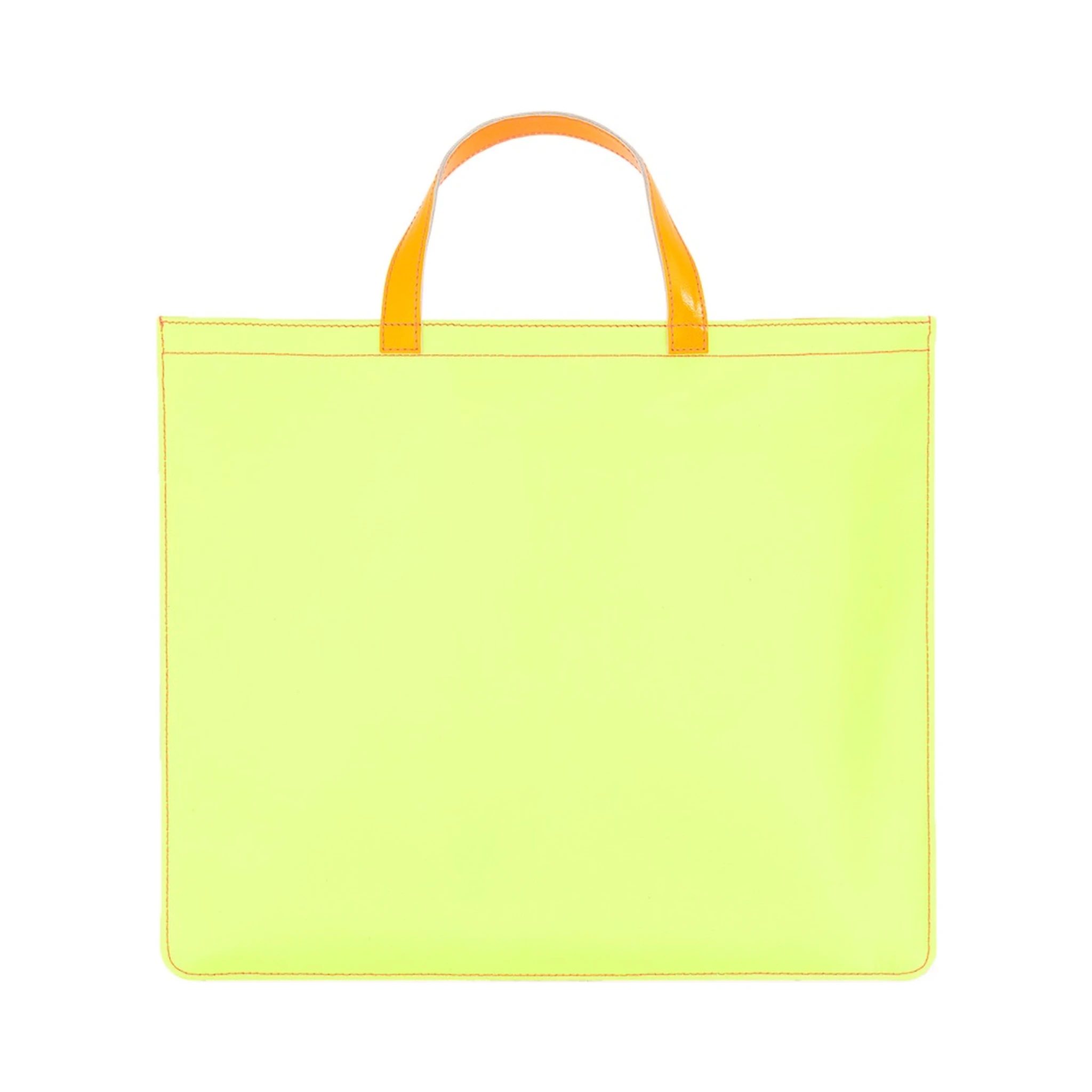 SUPER FLUO LEATHER TOTE BAG